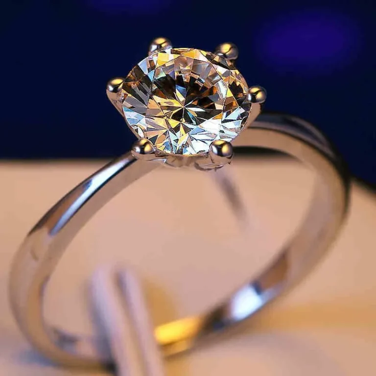 2-carat diamond wedding ring